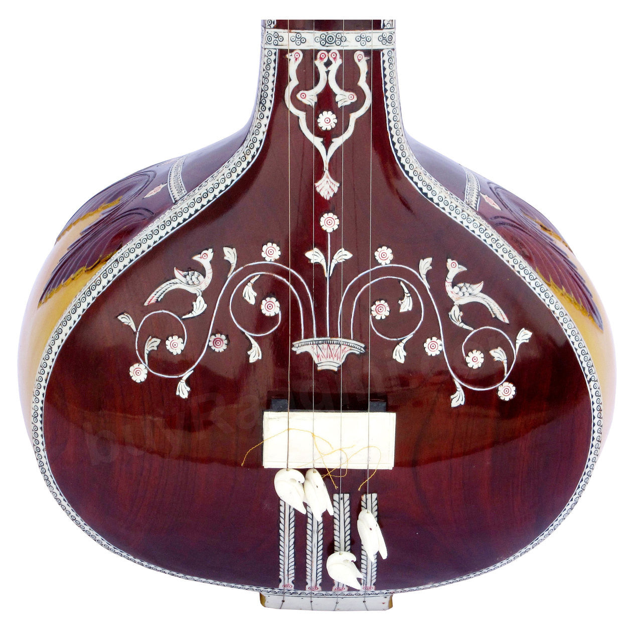 MAHARAJA Tanpura, Female, 4 Strings, Fiber Case (Miraj Tambura) - DF
