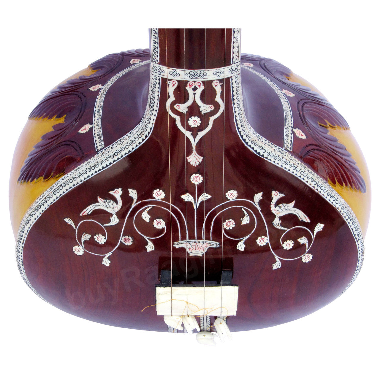 MAHARAJA Tanpura, Female, 4 Strings, Fiber Case (Miraj Tambura) - DF