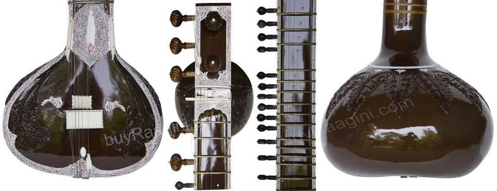 Kanai Lal Sitar, Khajoor Patta, Ravi Shankar Style, Fiber Trolley DGH