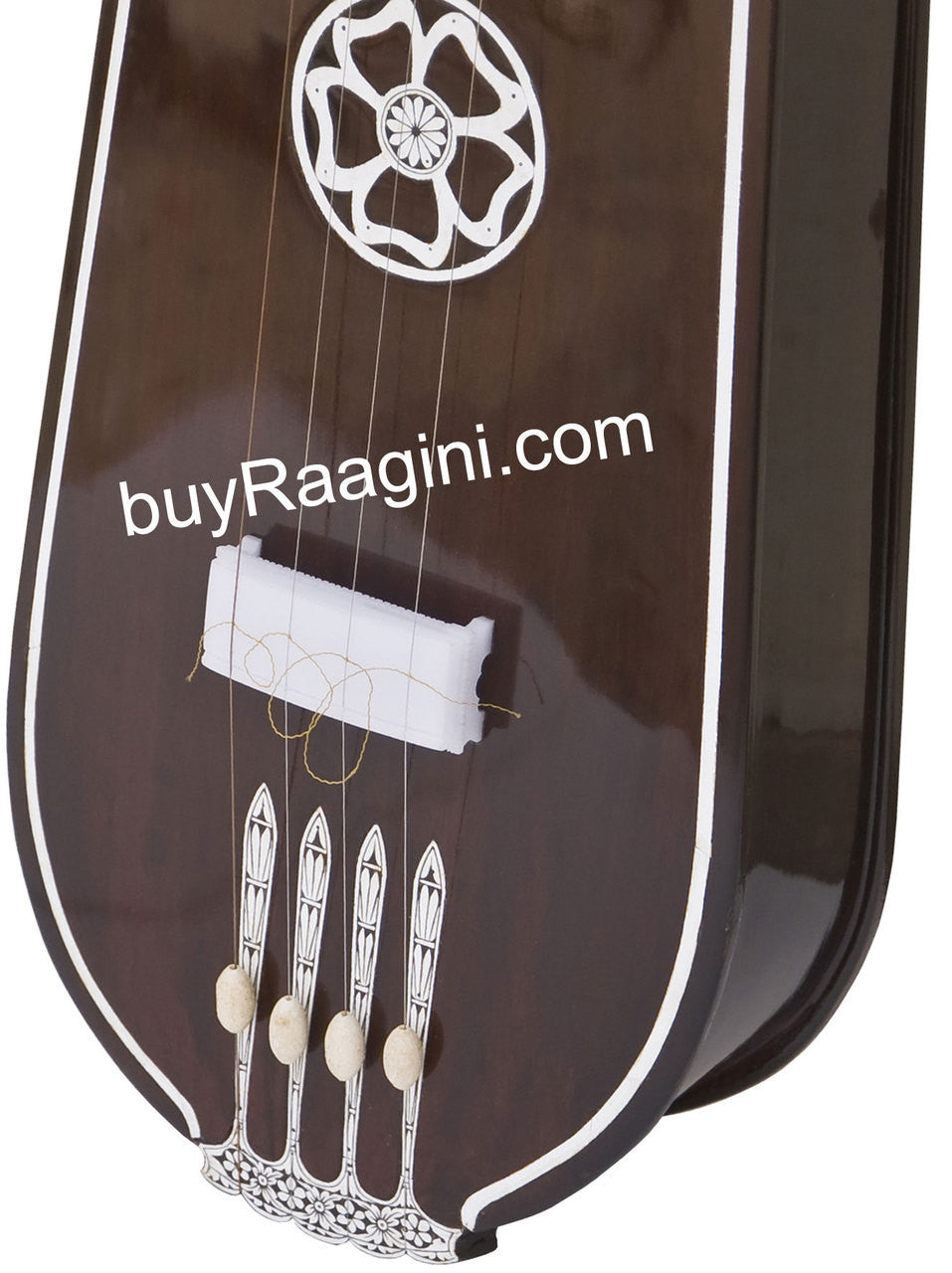 MONOJ K SARDAR Tear Drop Tanpura, Female, 4 Strings, Fiber Case DHE