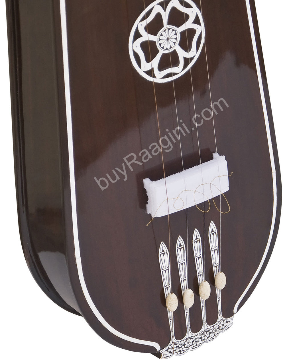 MONOJ K SARDAR Tear Drop Tanpura, Female, 4 Strings, Fiber Case DHE