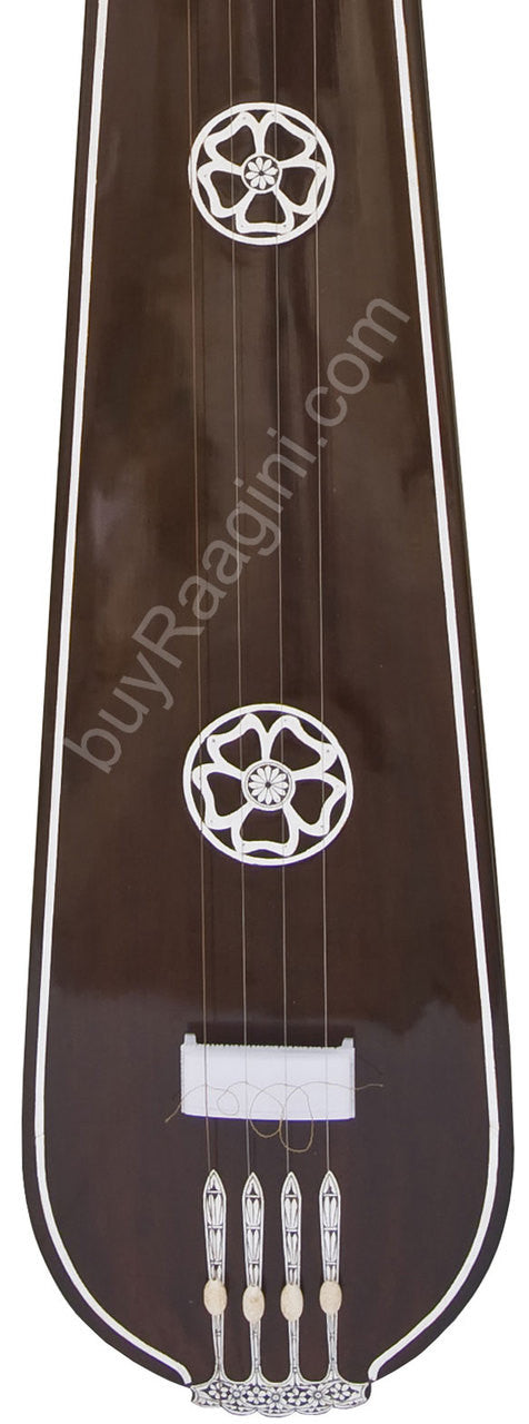 MONOJ K SARDAR Tear Drop Tanpura, Male, 4 Strings, Fiber Case DHF