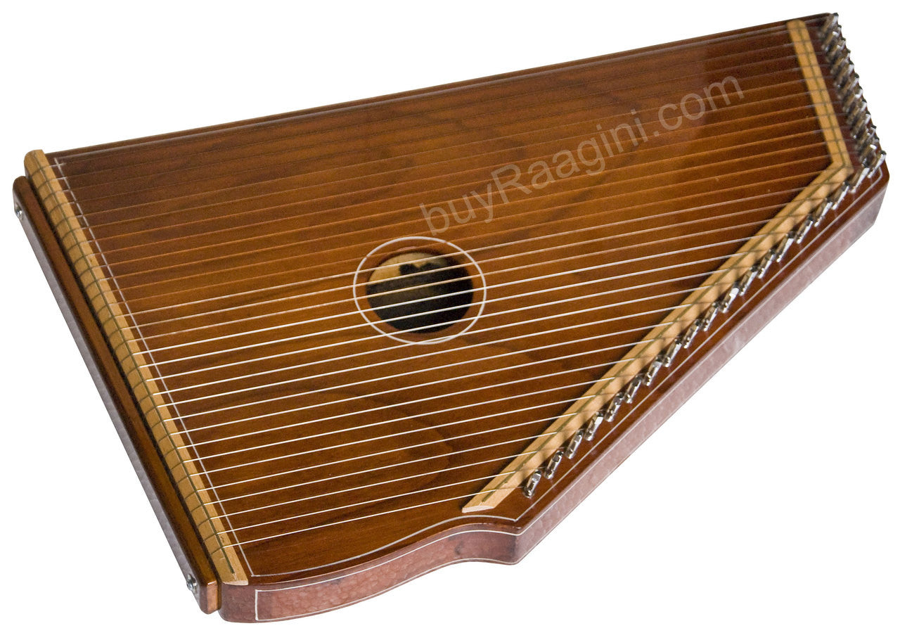 MONOJ K SARDAR Swarmandal, Natural Color, 30 Strings, 21 Inches - DID