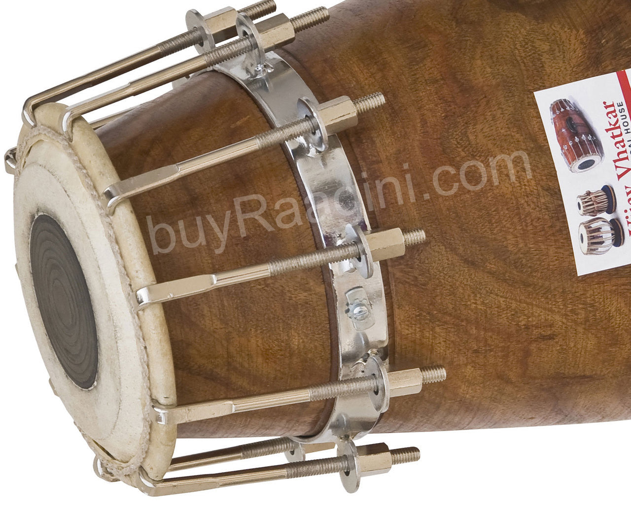 VIJAY VHATKAR Sheesham Naal, Bolt Tuned, Natural Color, 18 Inches DII