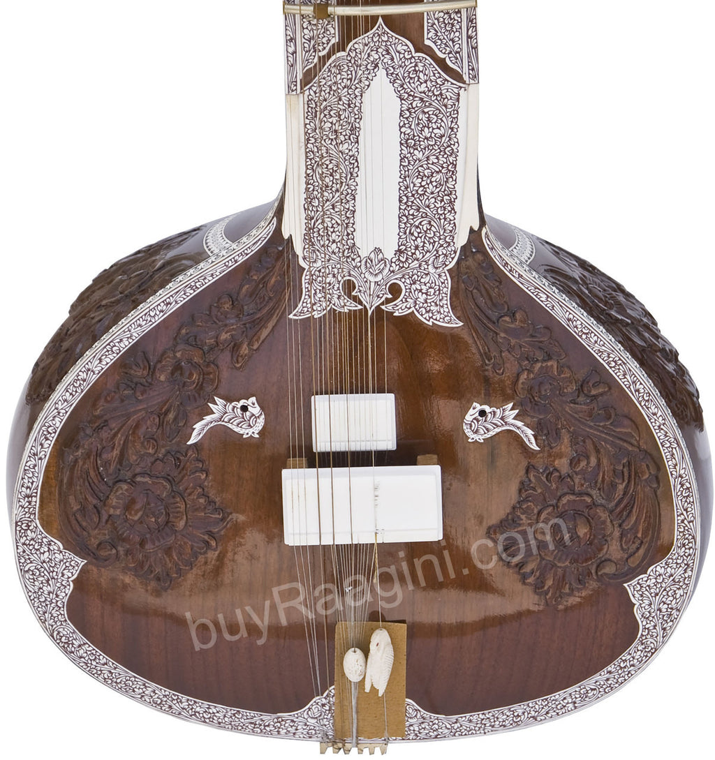Jayanta Sengupta Sitar, Ravi Shankar Style, GulabPatta, Fiber Case EAC
