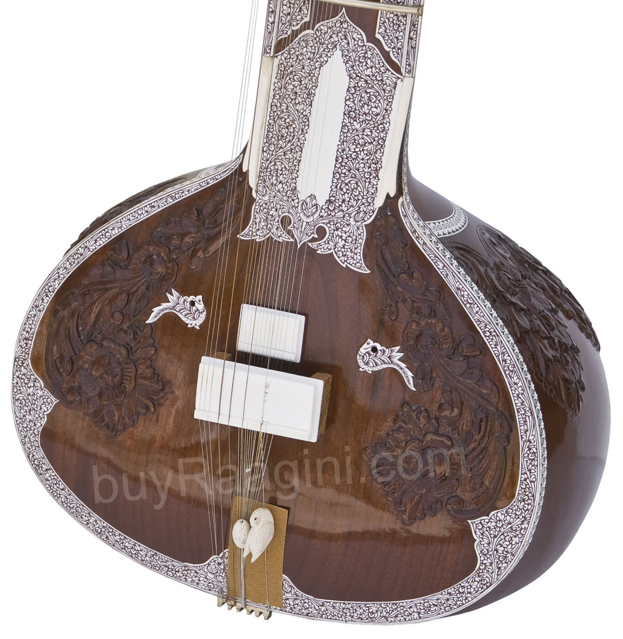 Jayanta Sengupta Sitar, Ravi Shankar Style, GulabPatta, Fiber Case EAC