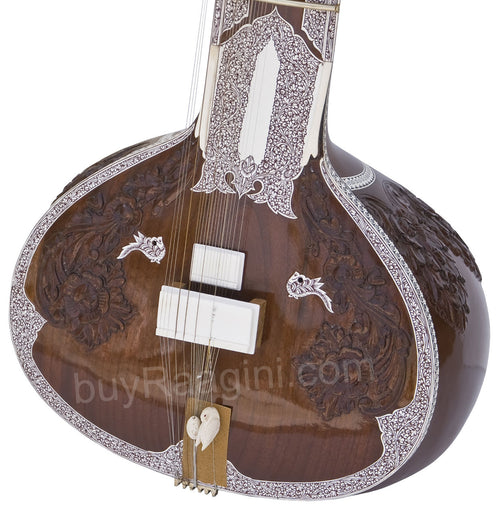 Jayanta Sengupta Sitar, Ravi Shankar Style, GulabPatta, Fiber Case EAC