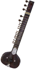 Rikhi Ram Sitar (Sanjay) Sitar, Kharaj Pancham Style, Fiber Case - (BR-EAE)