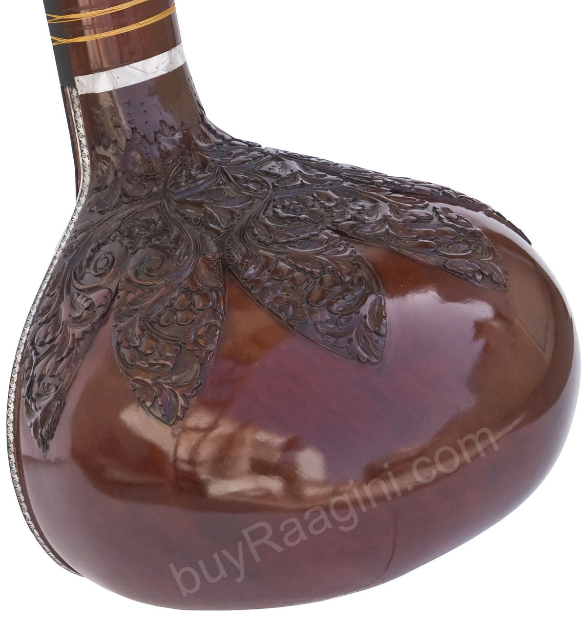 Rikhi Ram Sitar (Sanjay) Sitar, Kharaj Pancham Style, Fiber Case - (BR-EAE)