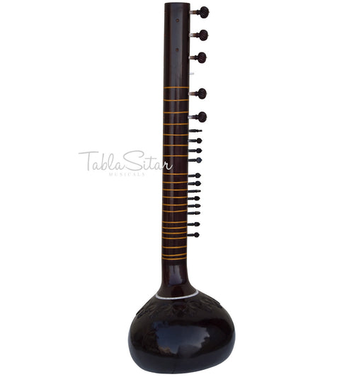 Barun Ray-Hiren Roy's son Sitar - Vilayat Khan Style - Fiber Case EAG