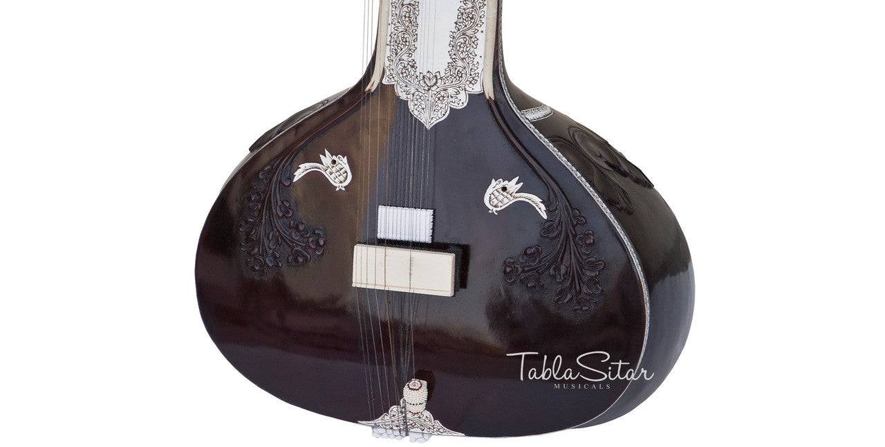 Barun Ray-Hiren Roy's son Sitar - Vilayat Khan Style - Fiber Case EAG