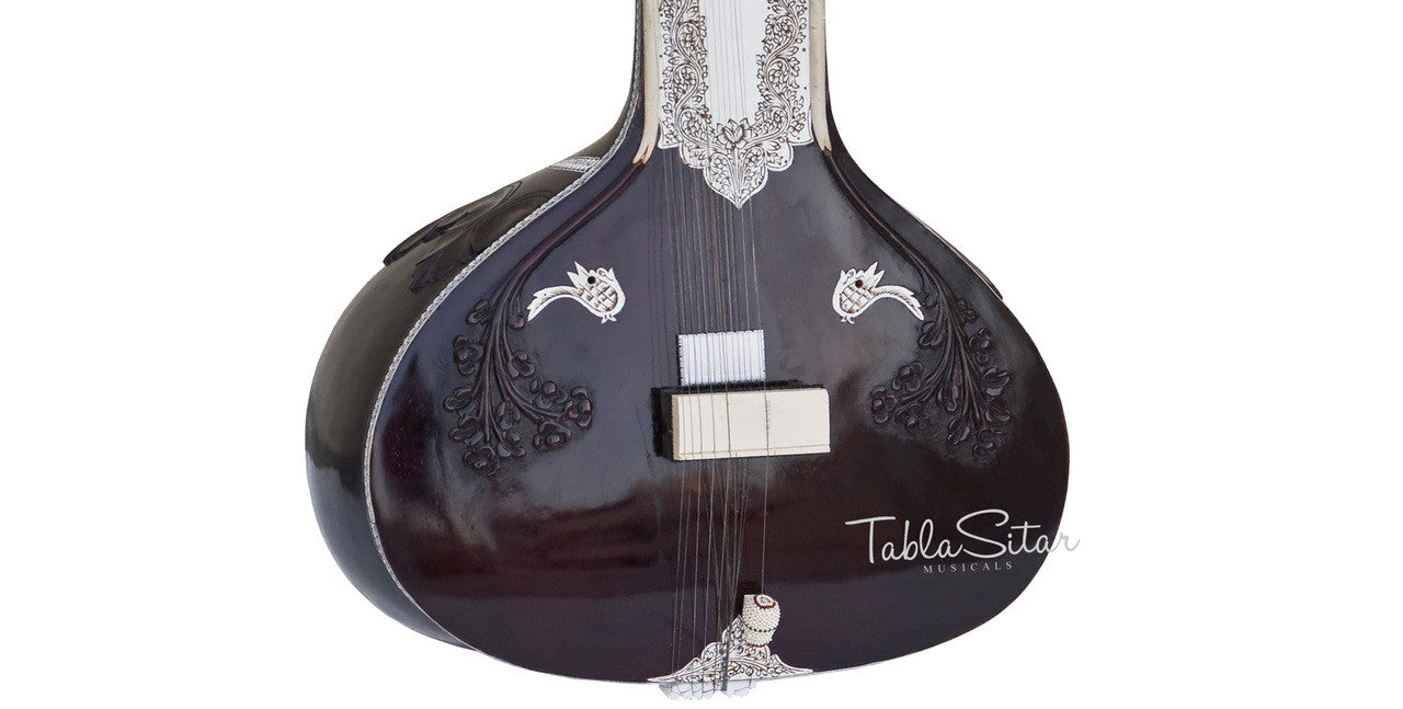 Barun Ray-Hiren Roy's son Sitar - Vilayat Khan Style - Fiber Case EAG