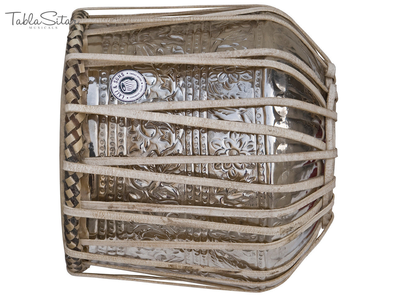 MAHARAJA MUSICALS Dhama Jori, Floral Brass Dhama, Sheesham Dayan(Tabla) EBG