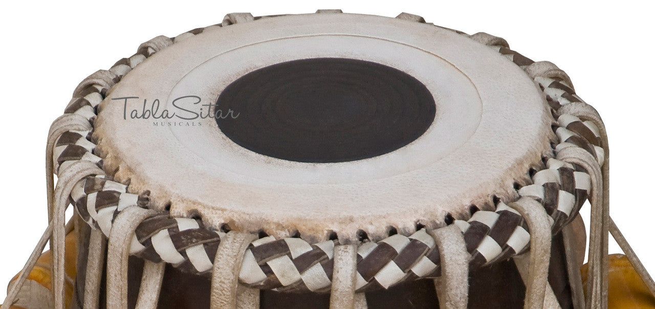 MAHARAJA MUSICALS Dhama Jori, Floral Brass Dhama, Sheesham Dayan(Tabla) EBG