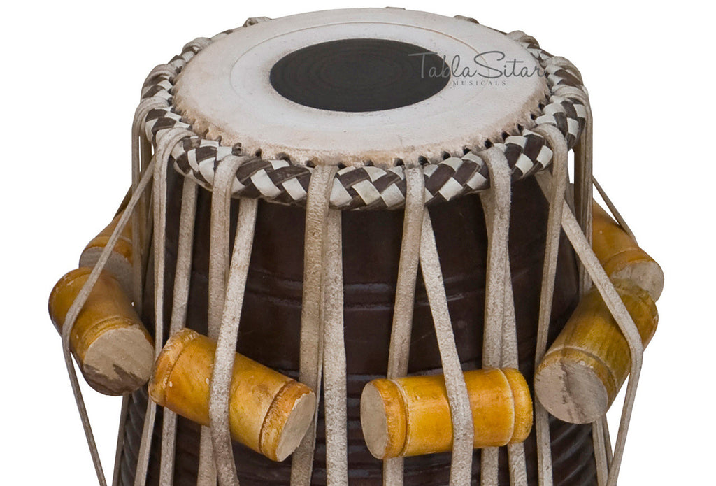 MAHARAJA MUSICALS Dhama Jori, Floral Brass Dhama, Sheesham Dayan(Tabla) EBG