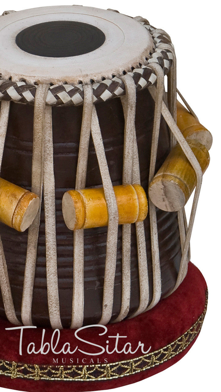 MAHARAJA MUSICALS Dhama Jori, Floral Brass Dhama, Sheesham Dayan(Tabla) EBG