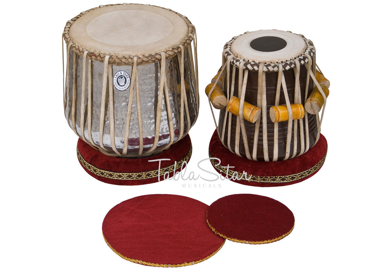 MAHARAJA MUSICALS Classic Dhama Jori, Brass Dhama, Sheesham Dayan(Tabla) EBH