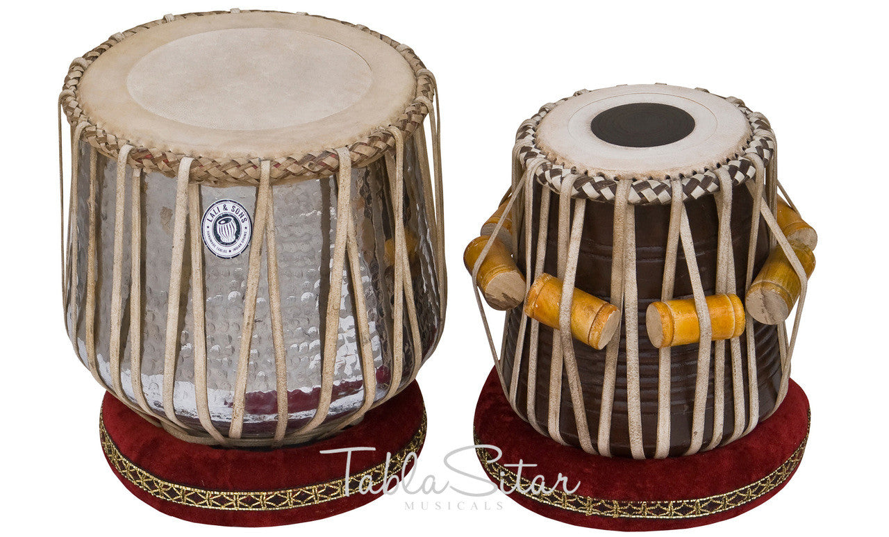 MAHARAJA MUSICALS Classic Dhama Jori, Brass Dhama, Sheesham Dayan(Tabla) EBH