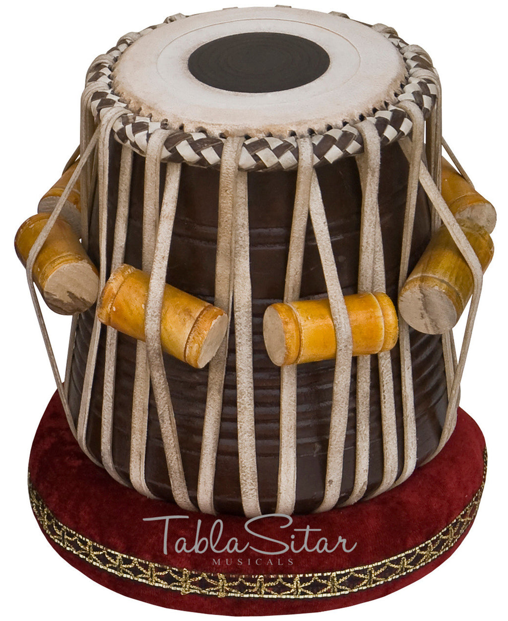 MAHARAJA MUSICALS Classic Dhama Jori, Brass Dhama, Sheesham Dayan(Tabla) EBH