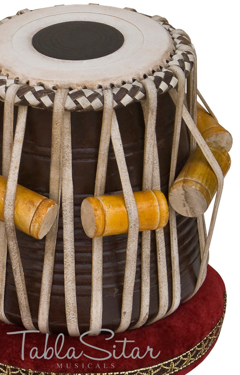 MAHARAJA MUSICALS Classic Dhama Jori, Brass Dhama, Sheesham Dayan(Tabla) EBH