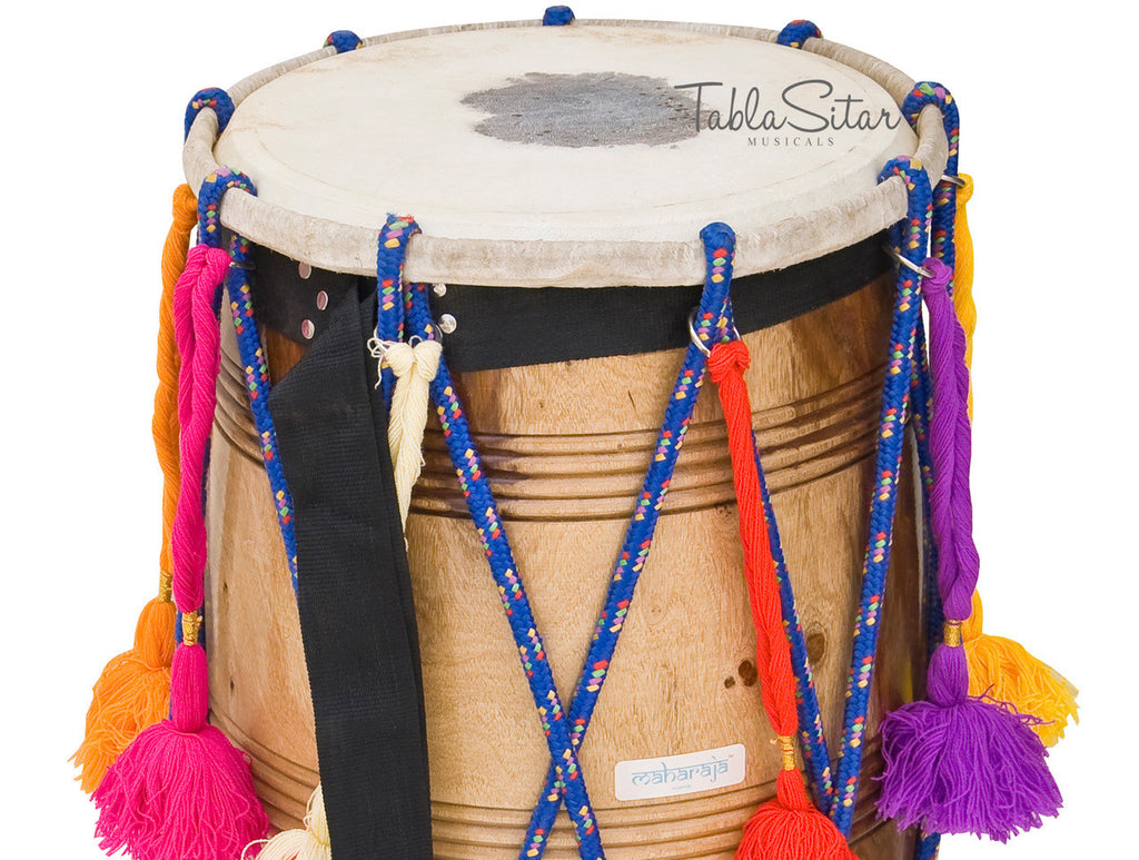 MAHARAJA Punjabi Bhangra Dhol, Shesham Wood, Remo Head - ECB