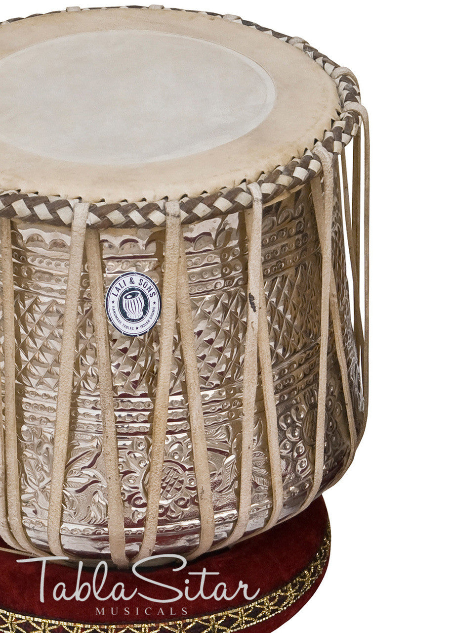 MAHARAJA MUSICALS Dhama Jori, Brass Dhama - Sheesham Dayan(Tabla) - ECJ