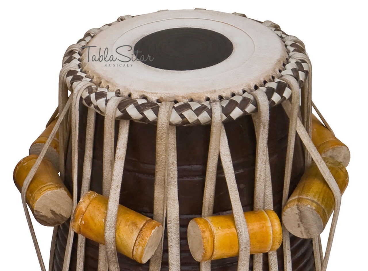 MAHARAJA MUSICALS Dhama Jori, Brass Dhama - Sheesham Dayan(Tabla) - ECJ