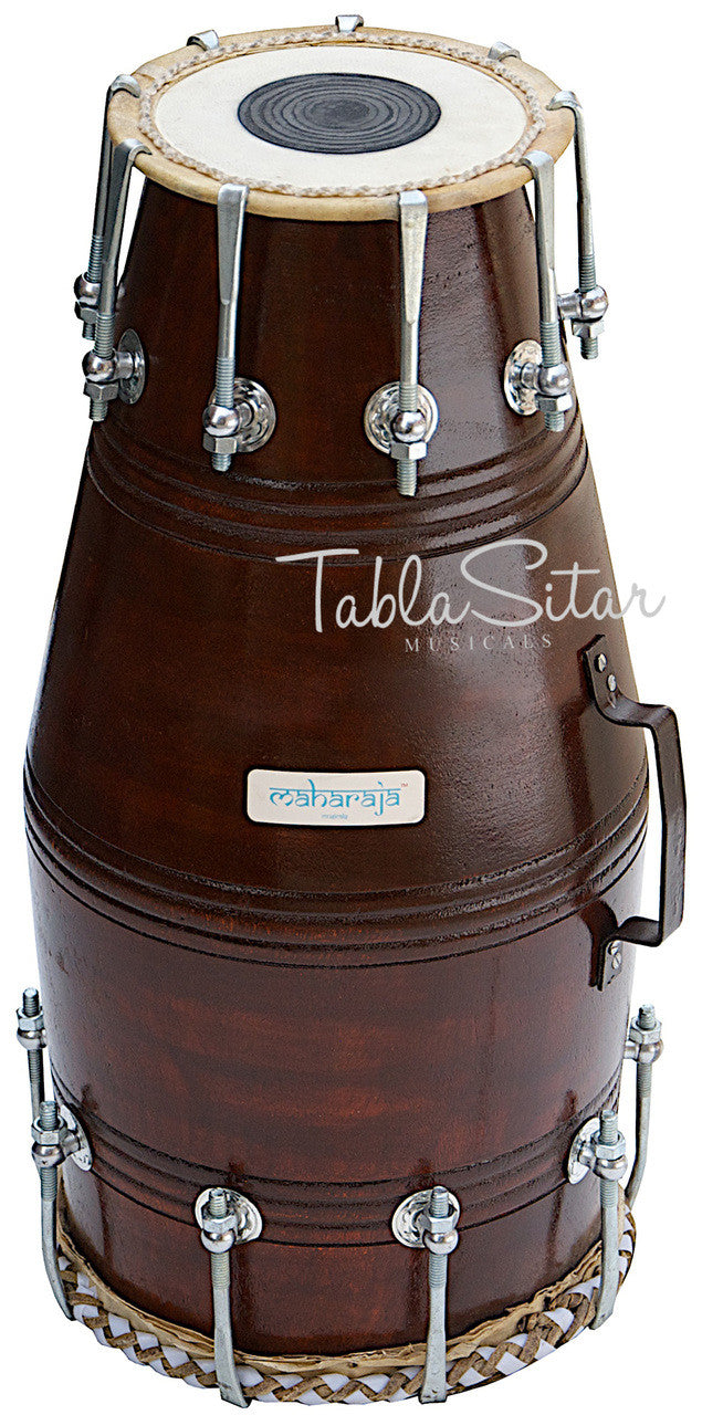 MAHARAJA Professional Sheesham Wood Naal, Bolt-tuned, With Bag - EF