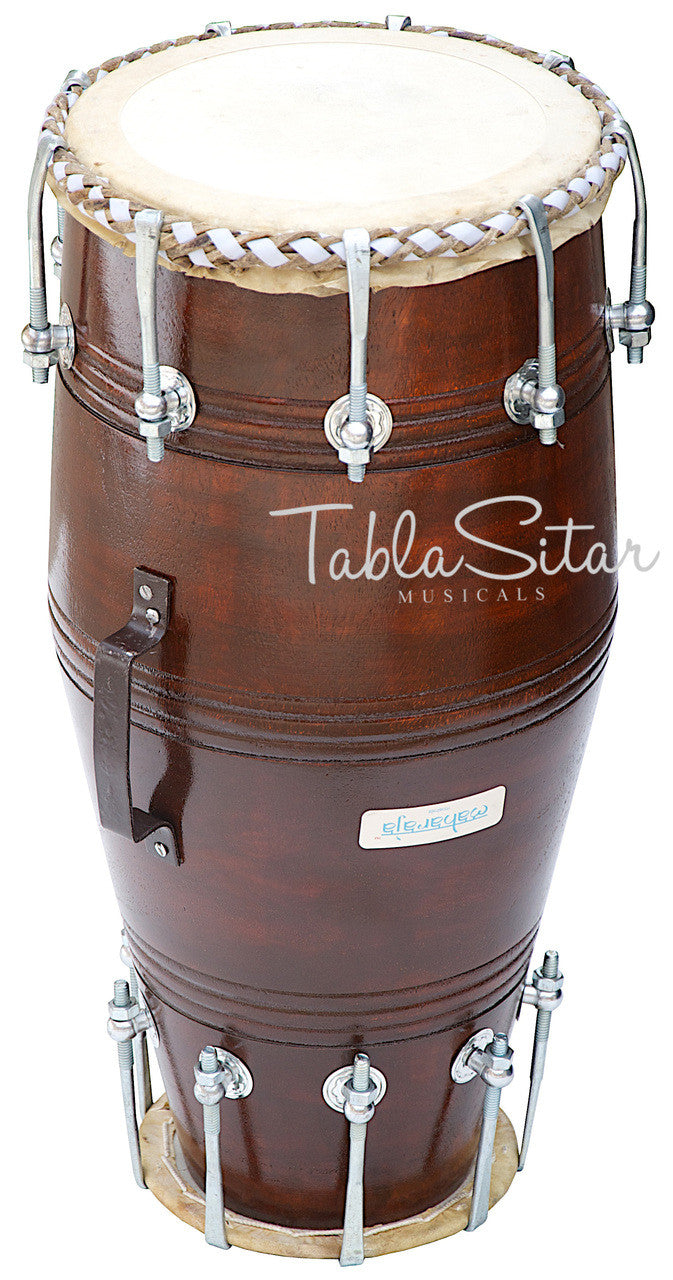 MAHARAJA Professional Sheesham Wood Naal, Bolt-tuned, With Bag - EF