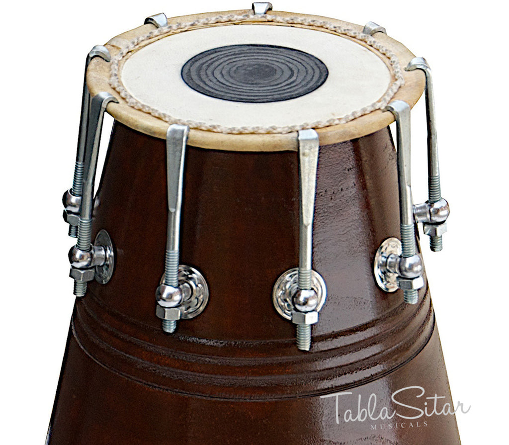 MAHARAJA Professional Sheesham Wood Naal, Bolt-tuned, With Bag - EF
