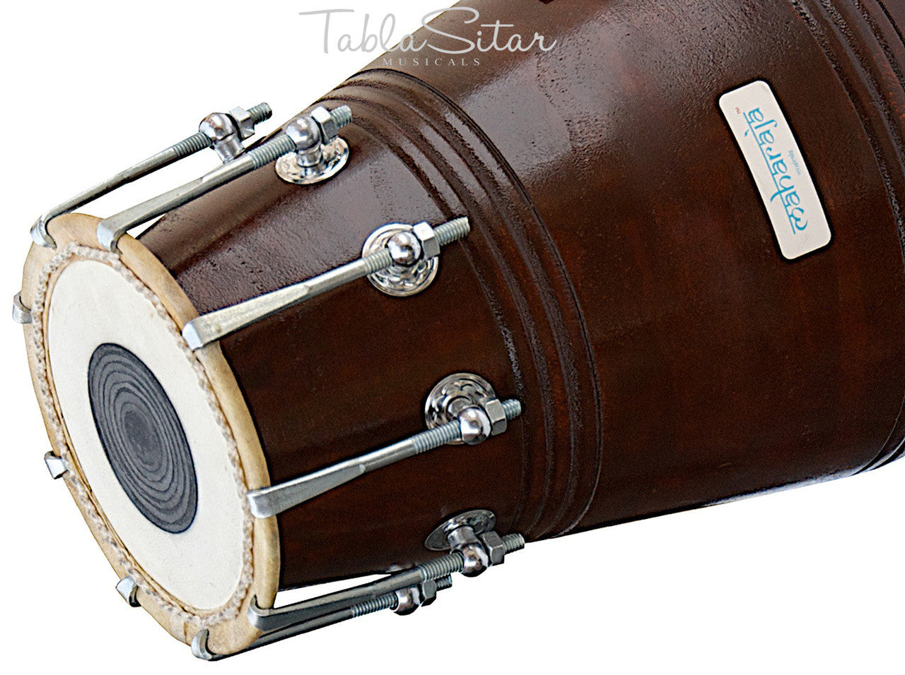 MAHARAJA Professional Sheesham Wood Naal, Bolt-tuned, With Bag - EF
