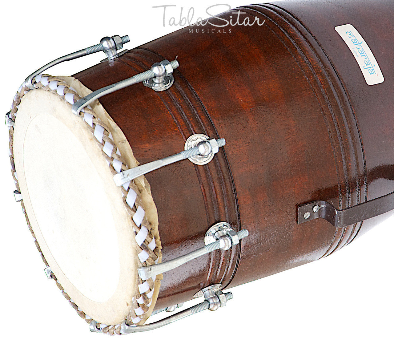 MAHARAJA Professional Sheesham Wood Naal, Bolt-tuned, With Bag - EF