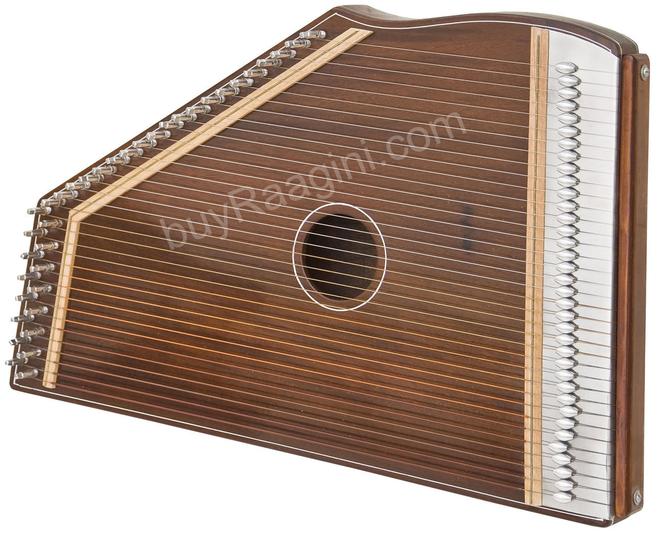 MONOJ K SARDAR Swarmandal, Natural Color, 36 Strings, 21 Inches - EJB