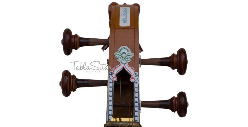 MAHARAJA Saraswati Veena, JackFruit Wood, Natural Color, Handmade EJD