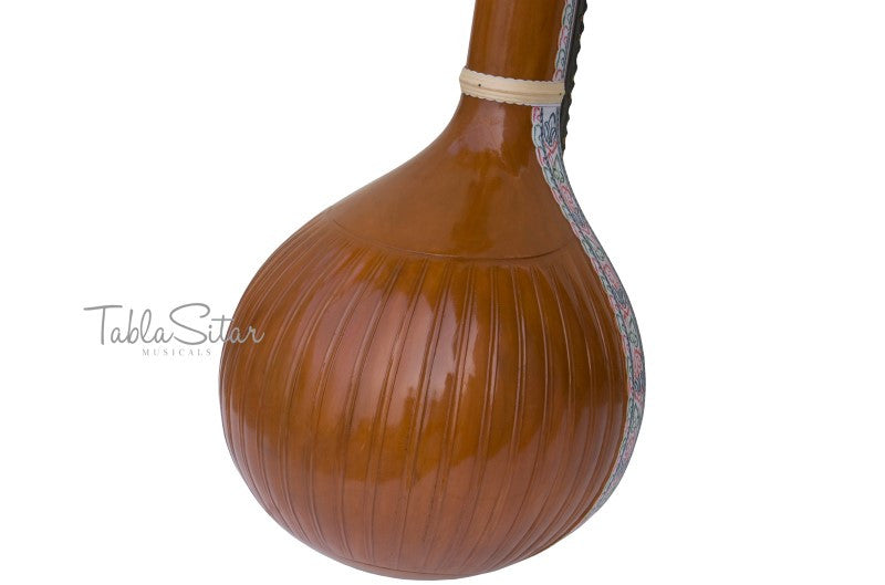 MAHARAJA Saraswati Veena, JackFruit Wood, Natural Color, Handmade EJD
