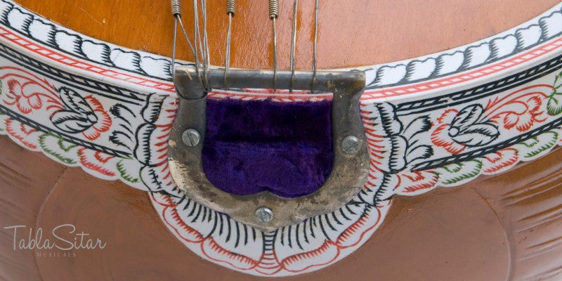 MAHARAJA Saraswati Veena, JackFruit Wood, Natural Color, Handmade EJD