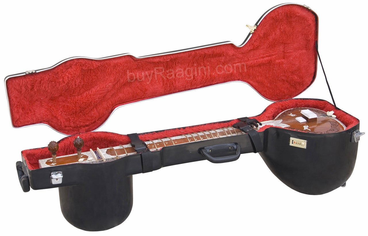 Kanai Lal Sitar, Jawa Patta, Ravi Shankar Style, Fiber Trolley DEJ