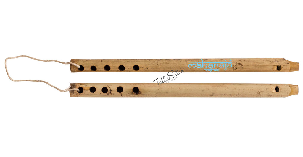 MAHARAJA Concert Quality Algoja , Finest Indian Algoza, Natural Color, Hindustani - (BR-FCD)