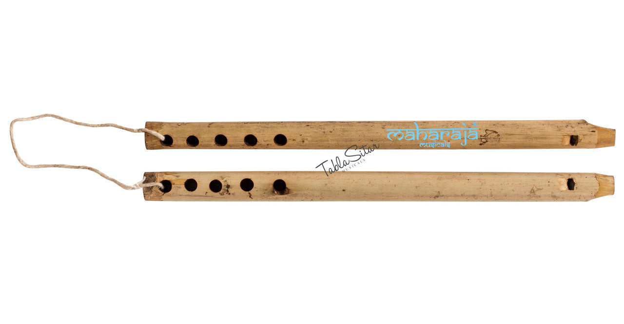 MAHARAJA Concert Quality Algoja , Finest Indian Algoza, Natural Color, Hindustani - (BR-FCD)