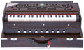 MONOJ K SARDAR Teak Harmonium  A440, 3 Reeds, Folding, 42 Keys FEB