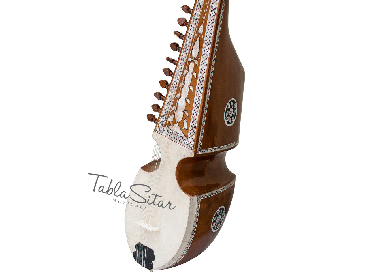 MAHARAJA Designer Rebab, Tasteful Inlay Work, Plectrum(Guitar Pick) FH