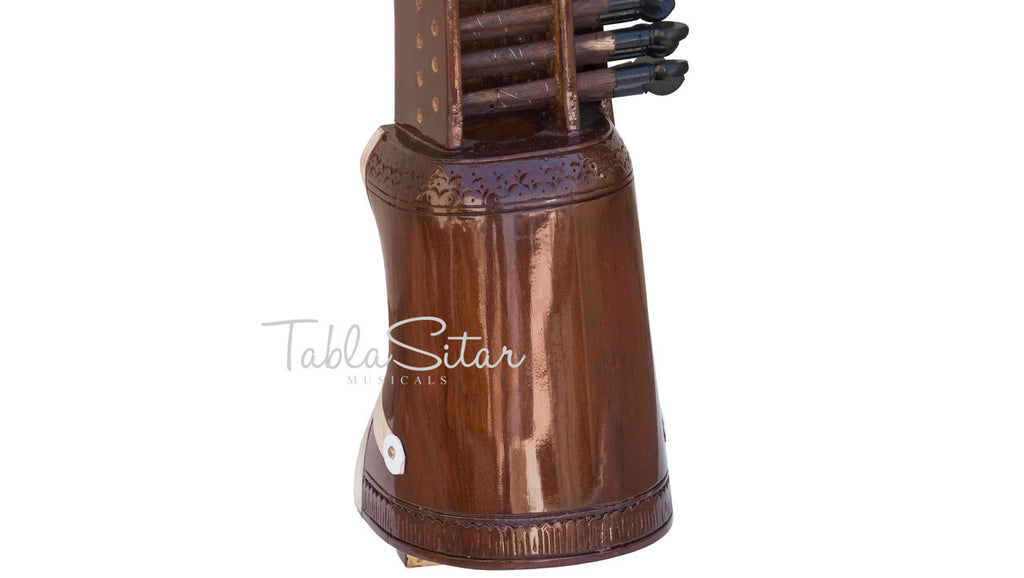 MAHARAJA Sarangi, Horse Hair Bow, Tun Wood - GD