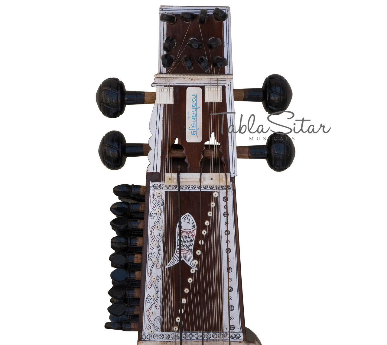 MAHARAJA Sarangi, Horse Hair Bow, Tun Wood - GD