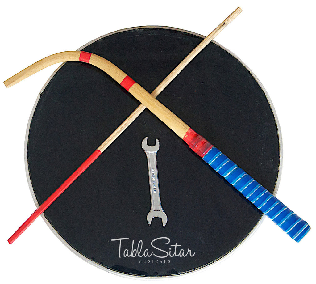 MAHARAJA Punjab Bhangra Dhol, Natural Color, Mango Wood - GE