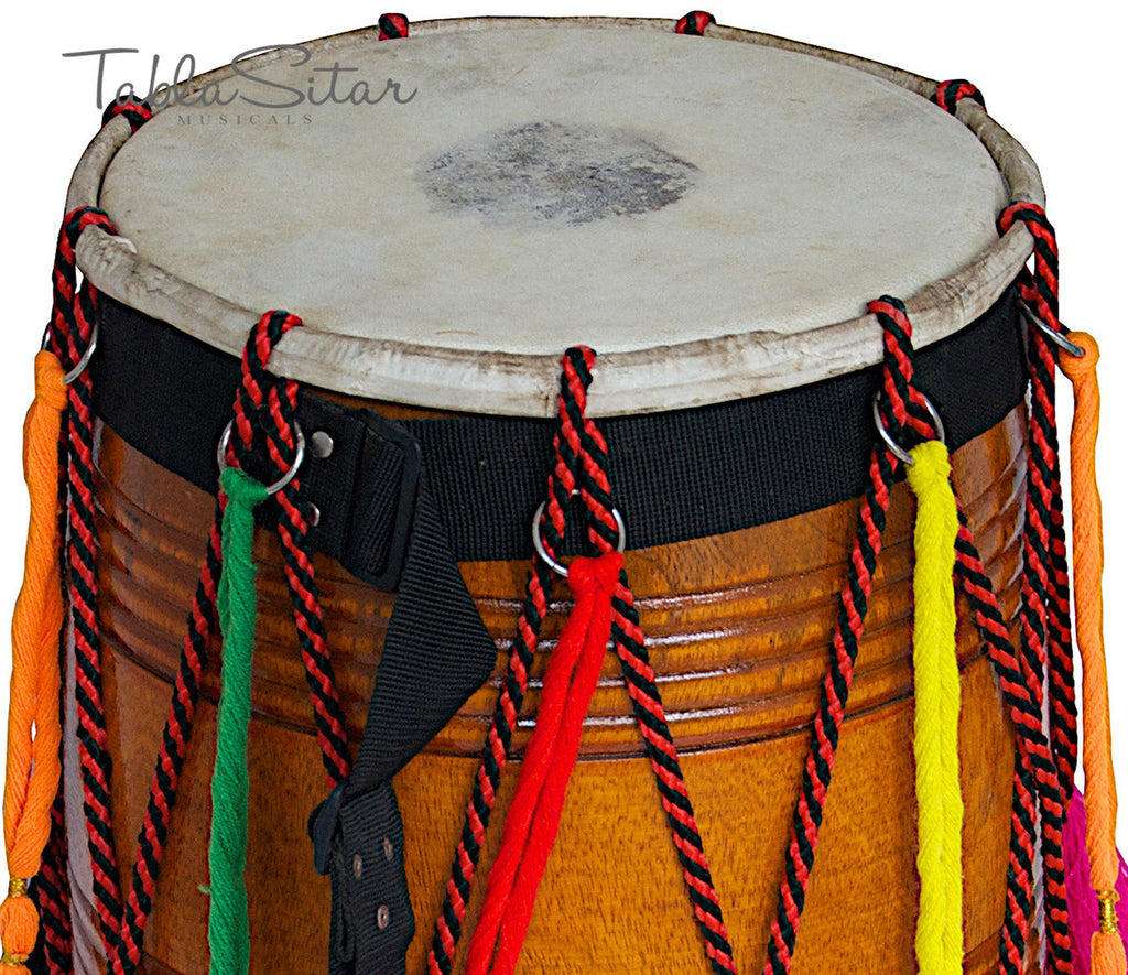 MAHARAJA Punjab Bhangra Dhol, Natural Color, Mango Wood - GE