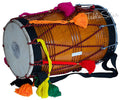 MAHARAJA Punjab Bhangra Dhol, Natural Color, Mango Wood - GE