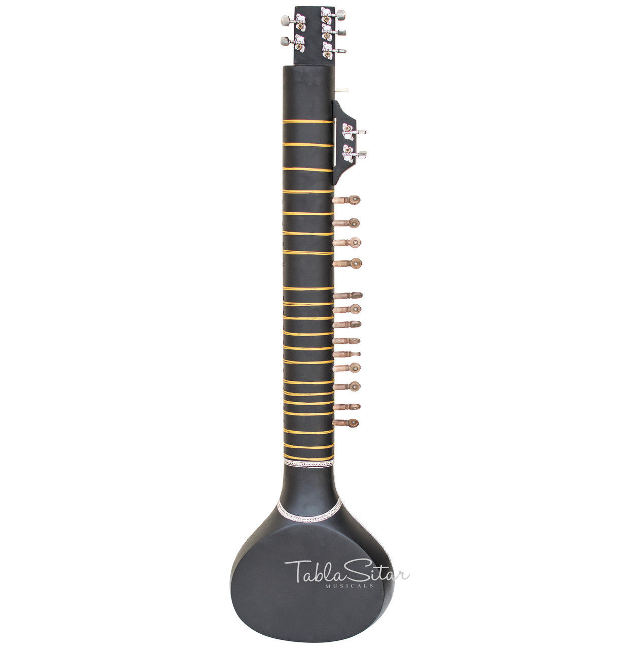 MAHARAJA Electric Sitar, Studio, Kharaj Pancham, Black Color - IA