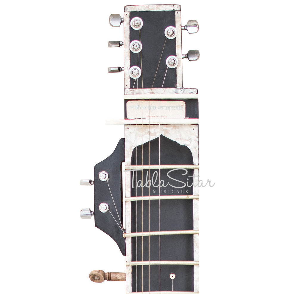 MAHARAJA Electric Sitar, Studio, Kharaj Pancham, Black Color - IA