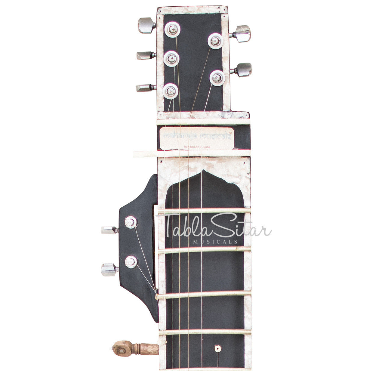 MAHARAJA Electric Sitar, Studio, Kharaj Pancham, Black Color - IA