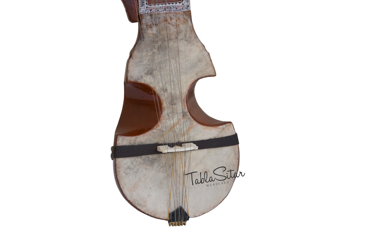 MAHARAJA Esraj, Special Bow, Tun Wood, Dark Wood Color - IE
